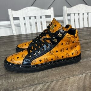 MCM Visetos High-Top Sneakers – Size EU 46 (US 13)
